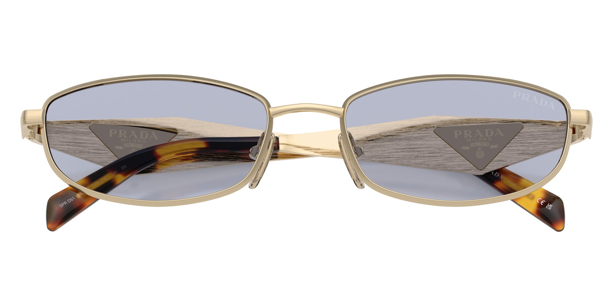 Prada PR D51S ZVN30X 55 - Pale Gold #id:prd51szvn30x_s:106120