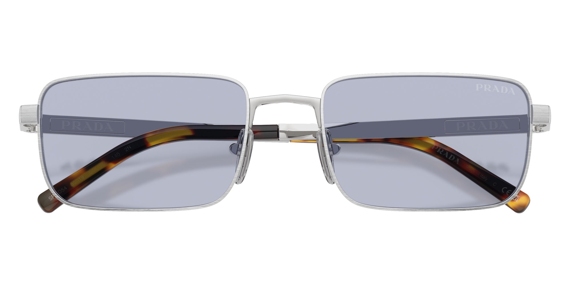Prada PR D54S 04K30X 55 - Satin Silver #id:prd54s04k30x_s:100120