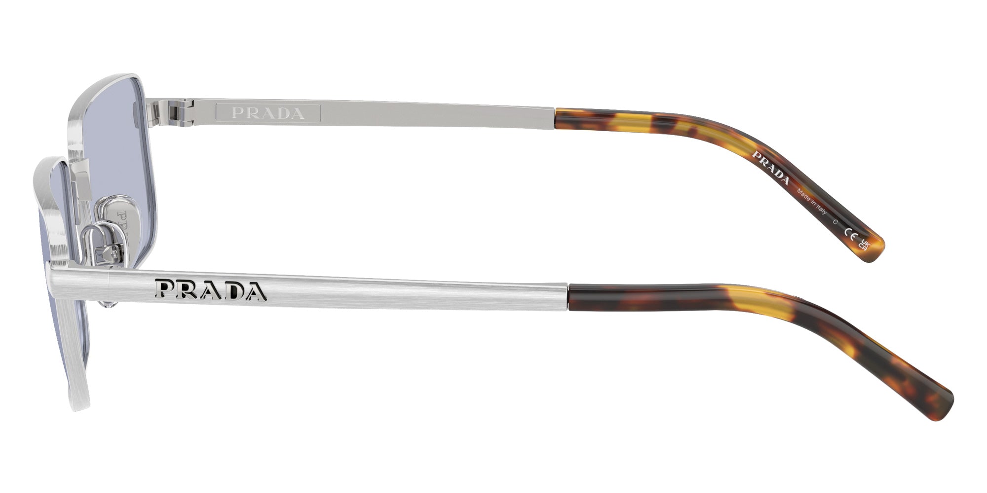 Prada PR D54S 04K30X 55 - Satin Silver #id:prd54s04k30x_s:100110