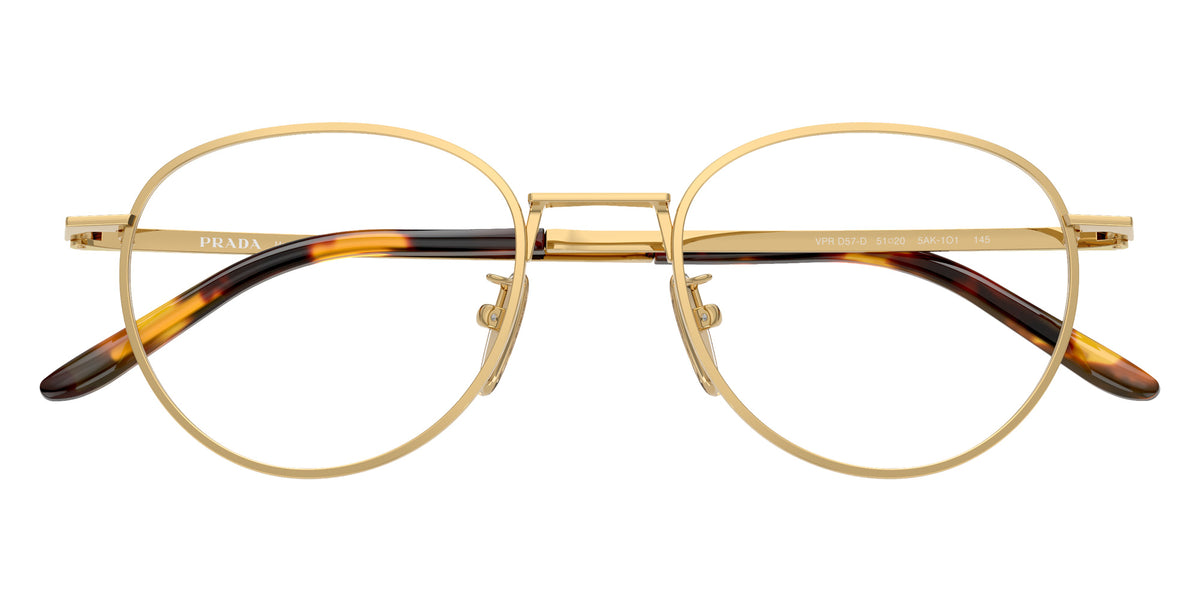 Prada PR D57VD 5AK1O1 49 - Gold #id:prd57vd5ak1o1_s:104120