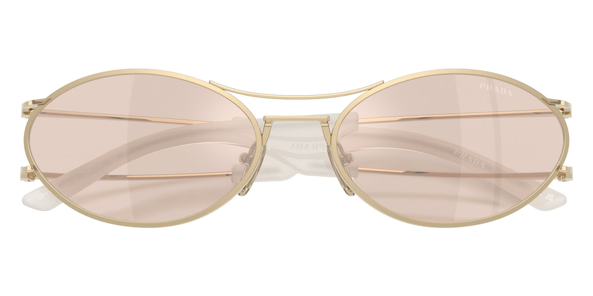 Prada PR D61S ZVN31B 58 - Pale Gold / Quarzo/Flash Elettric Bio Mirrored #id:prd61szvn31b_s:106120
