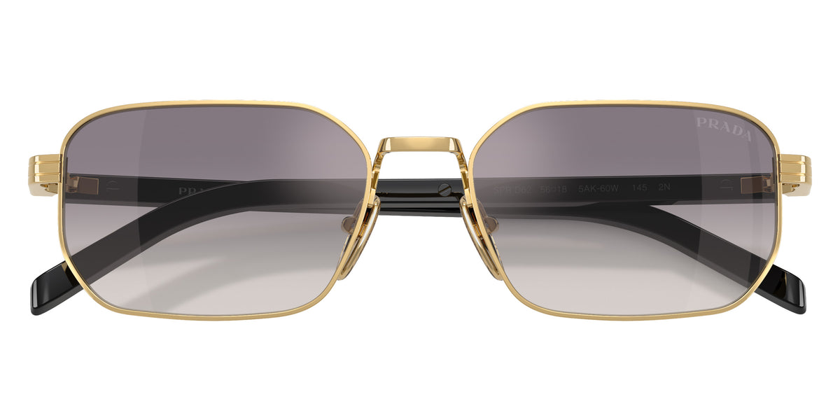 Prada PR D62S 5AK60W 56 - Gold / Clear Gradient Blue Mirrored Silver #id:prd62s5ak60w_s:102120