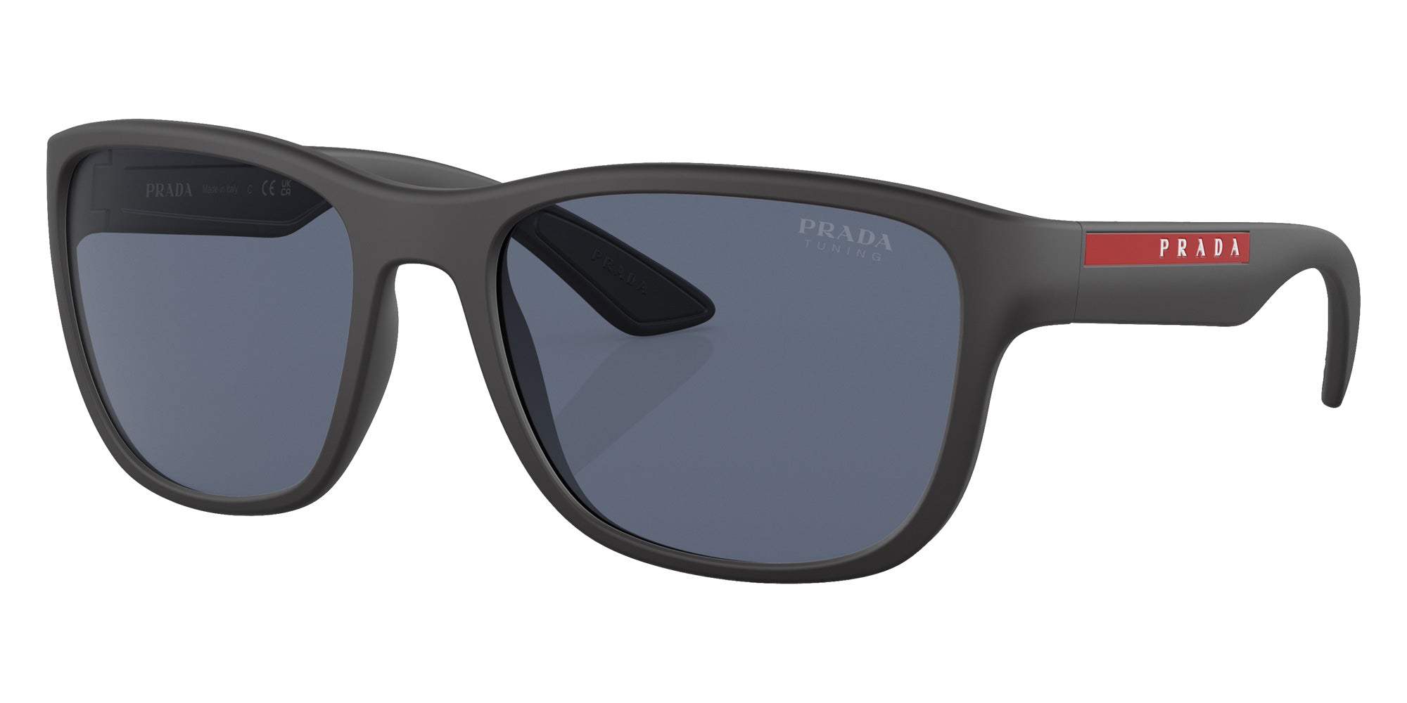 Prada Linea Rossa PS 01US Active DG009R 59 - Rubber Black / Blue Tuning #id:ps01usdg009r_s:102105