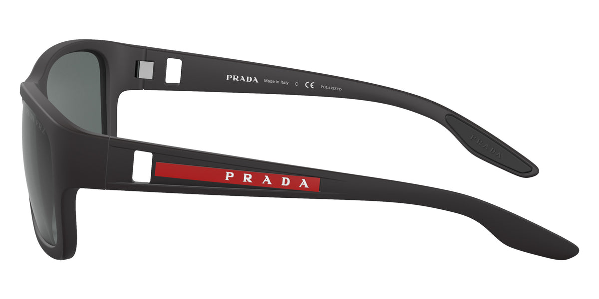 Prada Linea Rossa PS 01WS DG002G 59 - Black Rubber / Polarized Dark Gray #id:ps01wsdg002g_s:100110