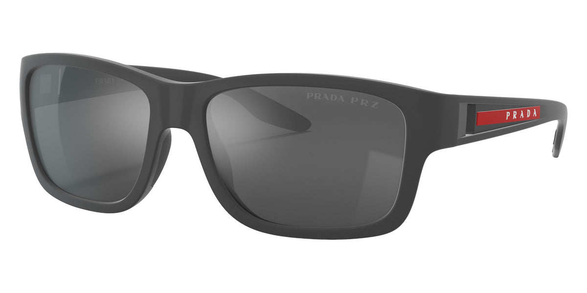 Prada Linea Rossa PS 01WS UFK07H 59 - Gray Rubber / Dark Gray Mirrored Silver Polarized #id:ps01wsufk07h_s:102105