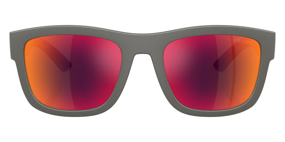 Prada Linea Rossa PS 01ZS 16X02U 56 - Silver Gray / Brown Mirrored Orange #id:ps01zs16x02u_s:100100
