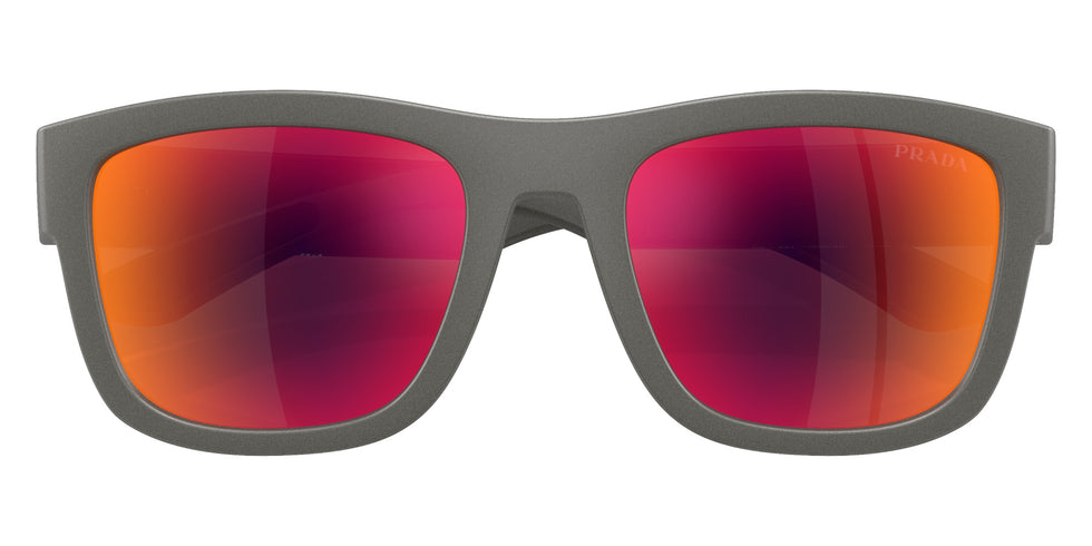 Prada Linea Rossa PS 01ZS 16X02U 56 - Silver Gray / Brown Mirrored Orange #id:ps01zs16x02u_s:100120