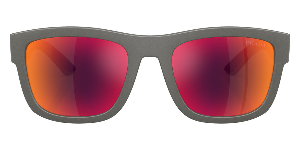 Prada Linea Rossa PS 01ZSF 16X02U 56 - Silver Gray / Brown Mirrored Orange #id:ps01zsf16x02u_s:100100