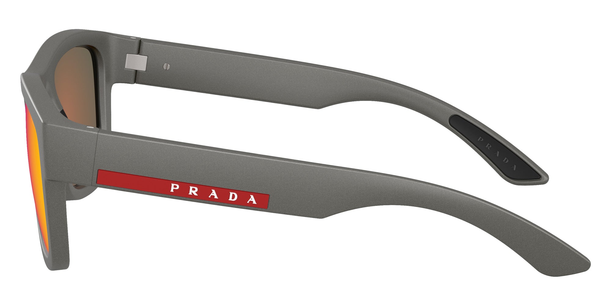 Prada Linea Rossa PS 01ZSF 16X02U 56 - Silver Gray / Brown Mirrored Orange #id:ps01zsf16x02u_s:100110