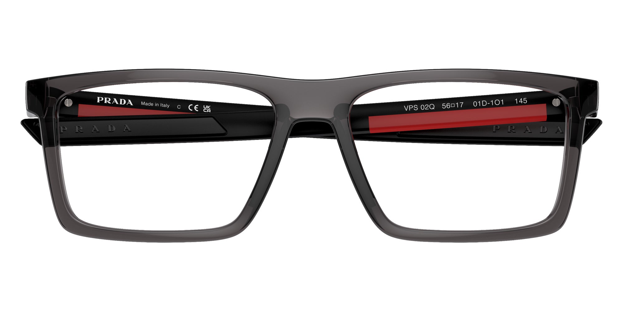 Prada Linea Rossa PS 02QV 01D1O1 54 - Transparent Anthracite #id:ps02qv01d1o1_s:100120