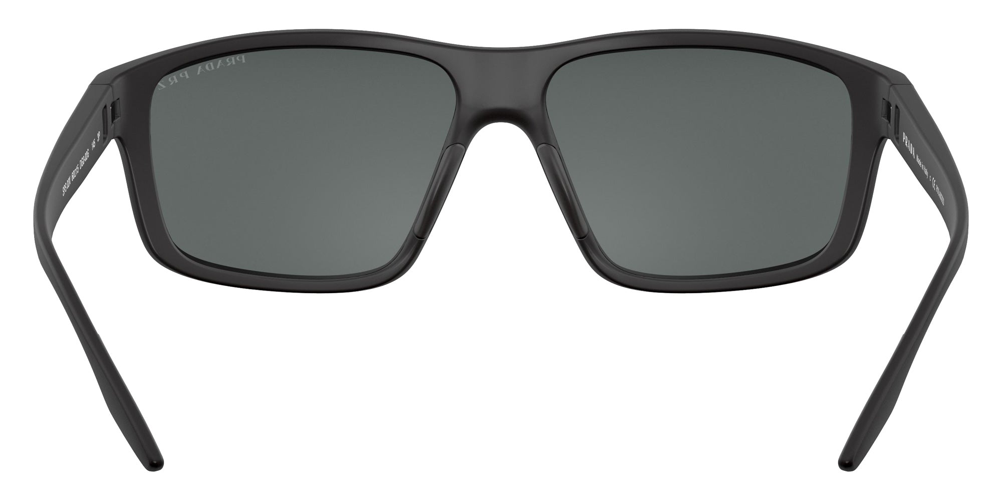 Prada Linea Rossa PS 02XS DG002G 60 - Black Rubber / Polarized Dark Gray #id:ps02xsdg002g_s:100115