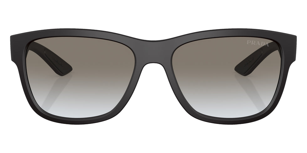 Prada Linea Rossa PS 03QS Lifestyle DG00A7 57 - Black Rubber / Gray Gradient #id:ps03qsdg00a7_s:100100