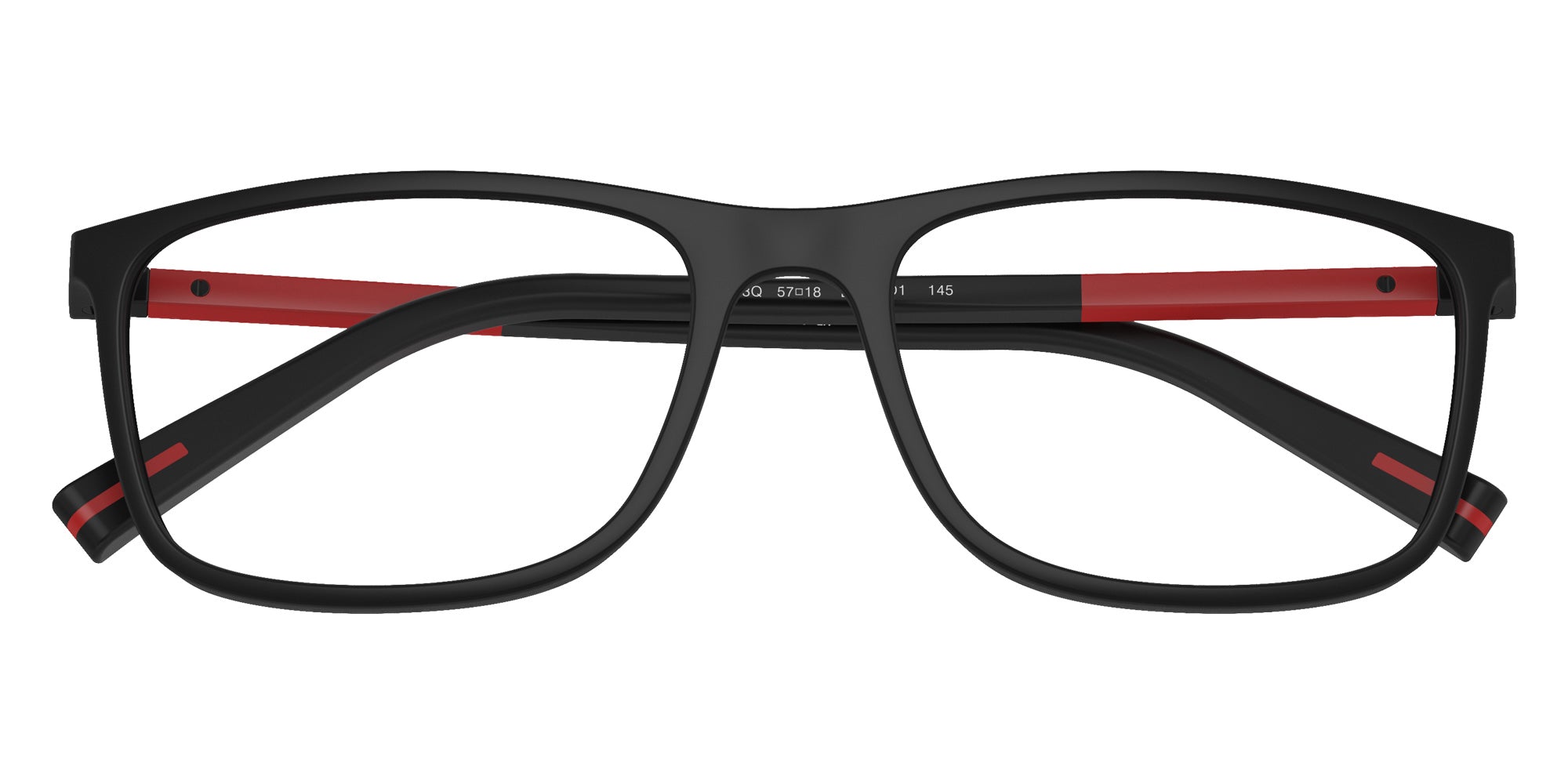 Prada Linea Rossa PS 03QV DG01O1 55 - Black Rubbered #id:ps03qvdg01o1_s:102120