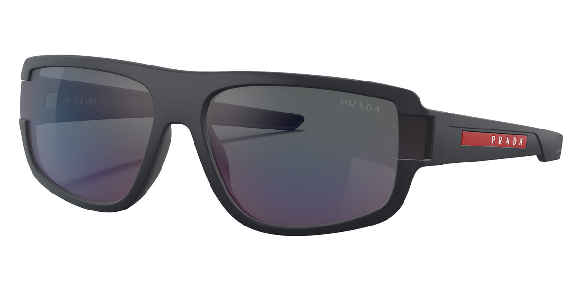 Prada Linea Rossa PS 03WS UR701G 66 - Blue Rubber / Dark Gray+External Ar Mirrored #id:ps03wsur701g_s:100105