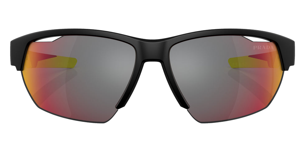 Prada Linea Rossa PS 03YS 17G08F 64 - Matte Black / Dark Gray Mirrored Blue/Red #id:ps03ys17g08f_s:100100
