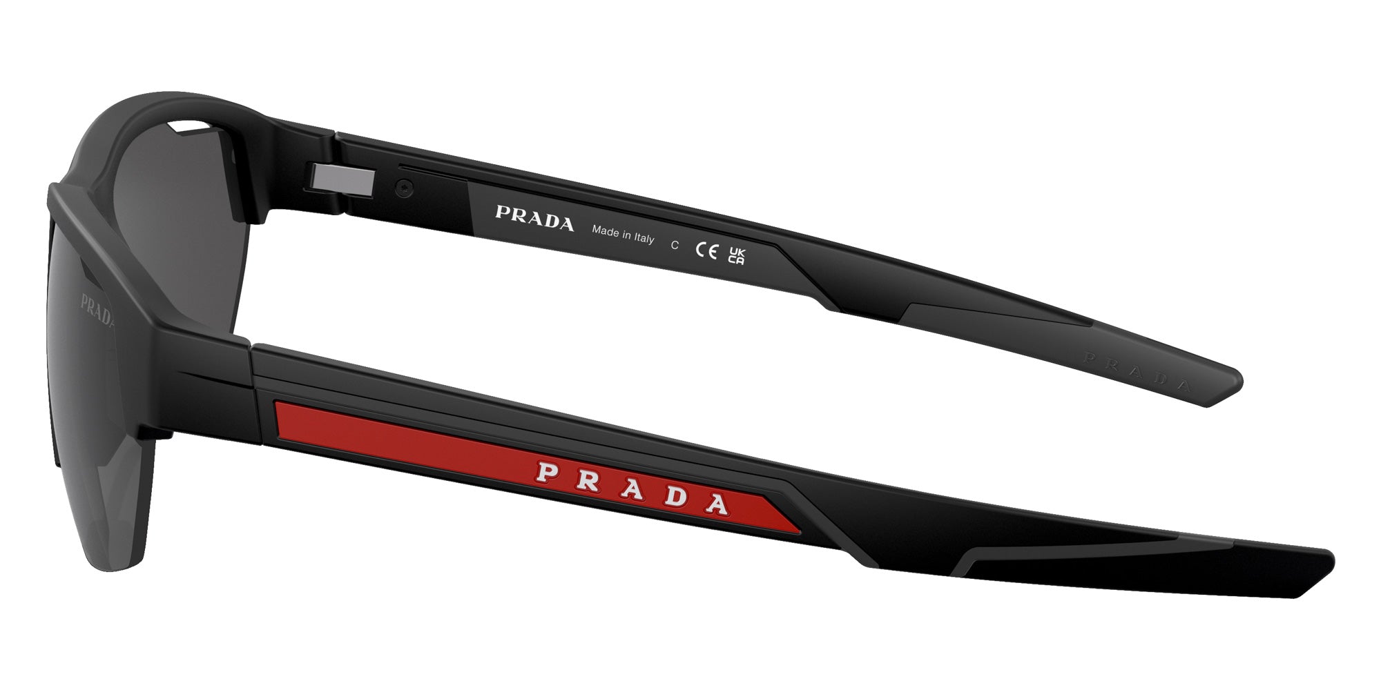 Prada Linea Rossa PS 03YS 1BO06F 64 - Matte Black / Dark Gray #id:ps03ys1bo06f_s:102110