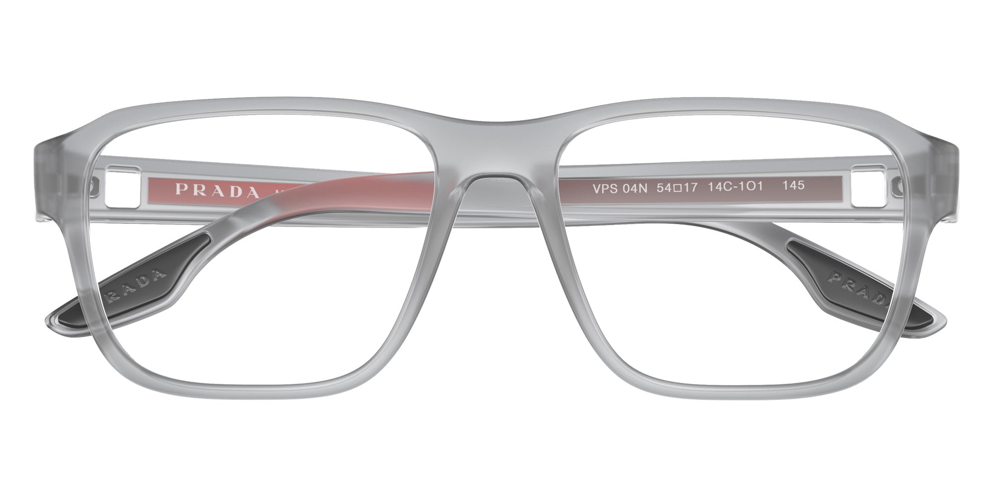Prada Linea Rossa PS 04NV 14C1O1 54 - Gray Transparent Rubber #id:ps04nv14c1o1_s:100120