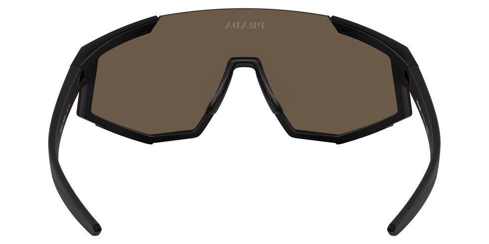 Prada Linea Rossa PS 04WS DG002U 137 - Black Rubber / Brown Mirrored Orange #id:ps04wsdg002u_s:100115