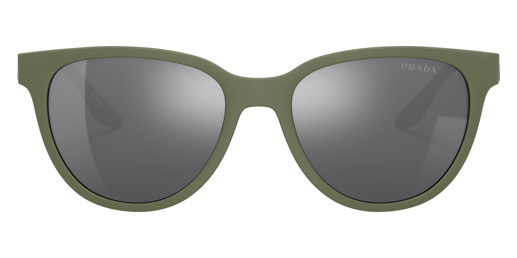 Prada Linea Rossa PS 05XS 03S0D3 54 - Military Rubber/Ardesia / Light Gray Mirrored Black #id:ps05xs03s0d3_s:100100