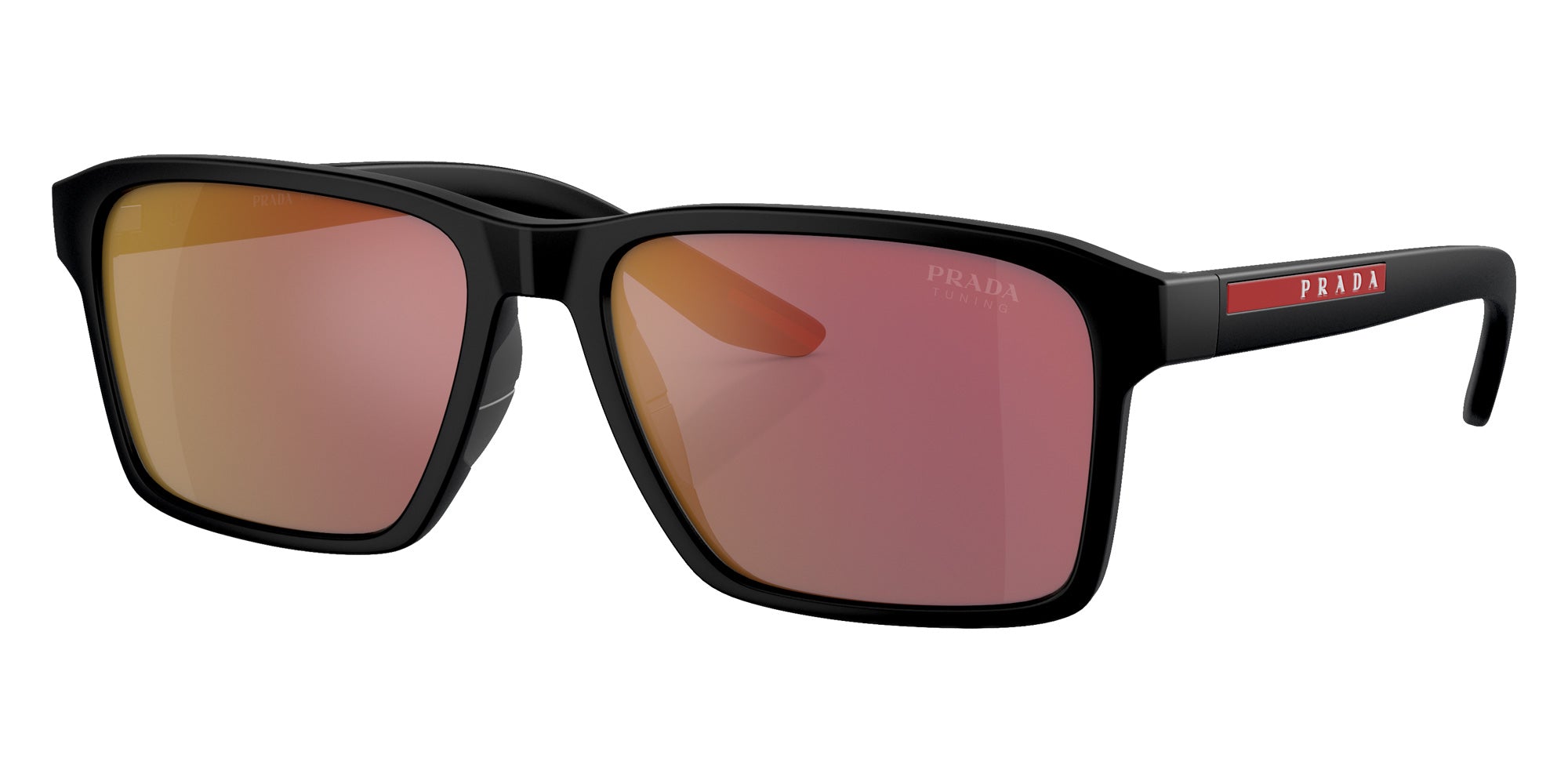 Prada Linea Rossa PS 05YS 1BO10A 58 - Matte Black / Dark Gray Mirrored Red Tuning #id:ps05ys1bo10a_s:100105