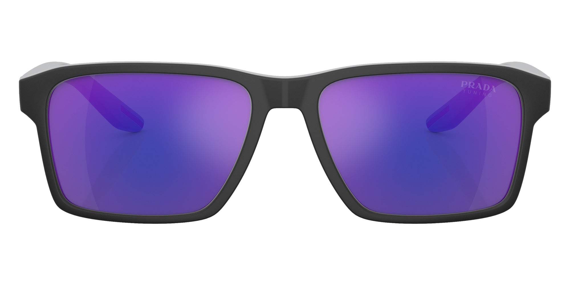 Prada Linea Rossa PS 05YS UFK05U 58 - Gray Rubber / Dark Blue Mirrored Violet #id:ps05ysufk05u_s:104100