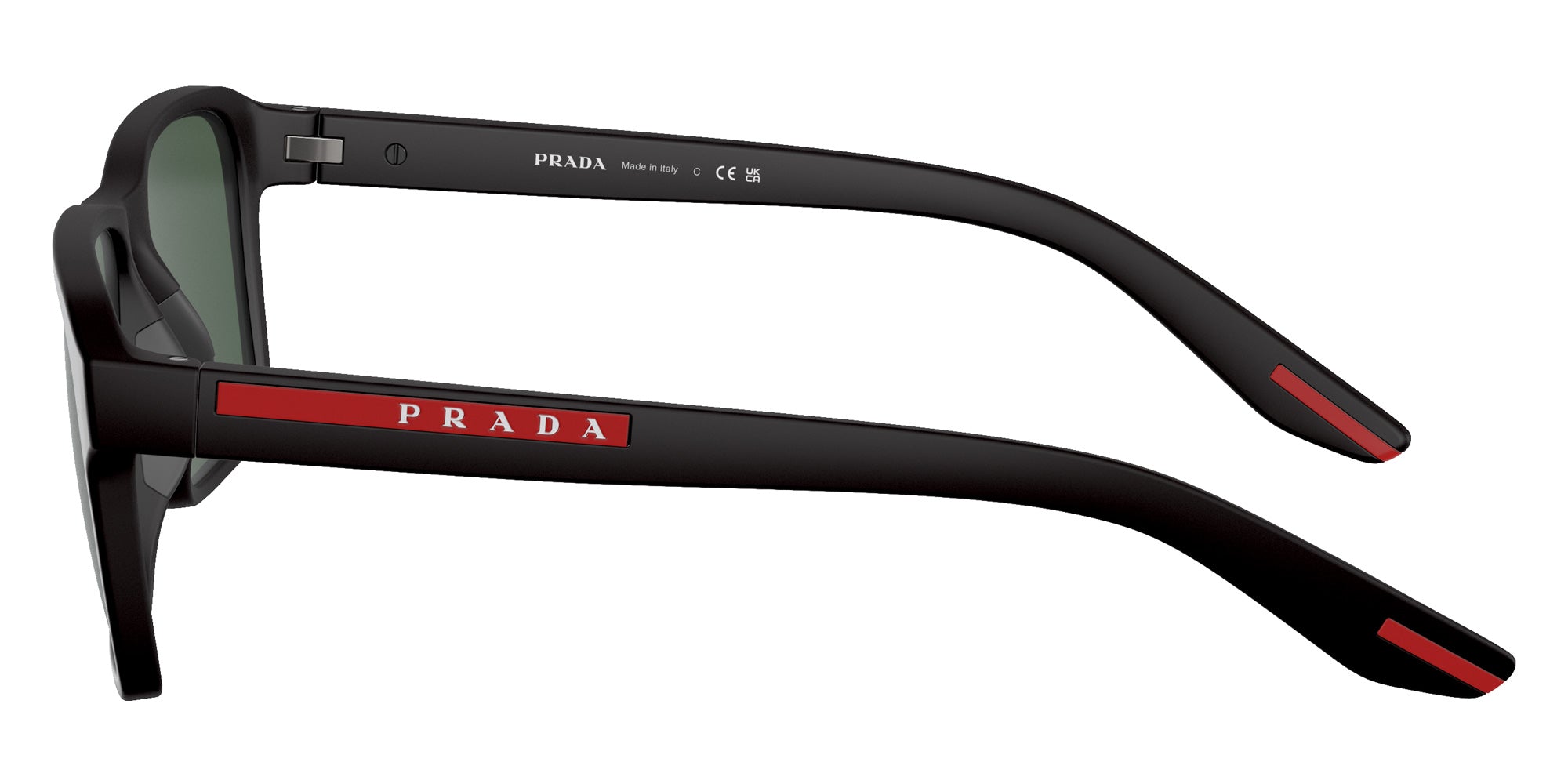 Prada Linea Rossa PS 05YSF DG006U 58 - Black Rubber / Dark Green #id:ps05ysfdg006u_s:104110