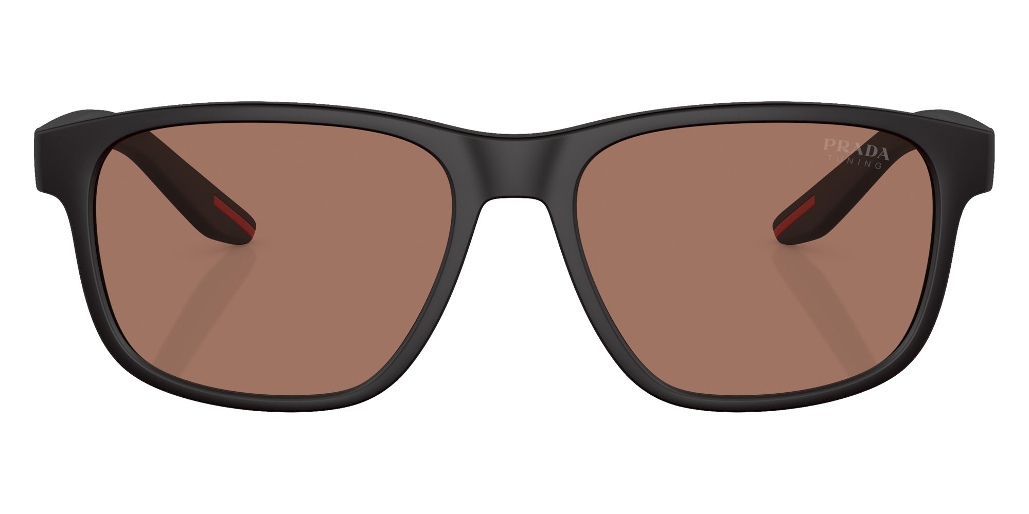 Prada Linea Rossa PS 06YS DG050A 56 - Black Rubber / Brown #id:ps06ysdg050a_s:100100