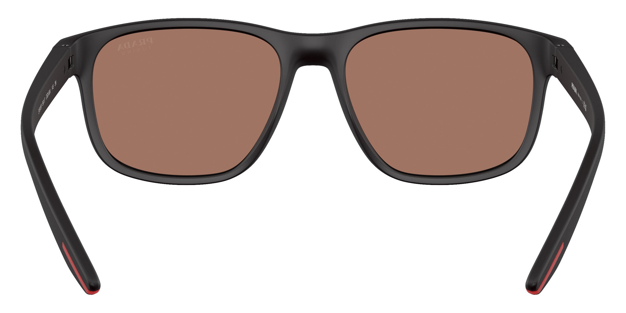 Prada Linea Rossa PS 06YS DG050A 56 - Black Rubber / Brown #id:ps06ysdg050a_s:100115