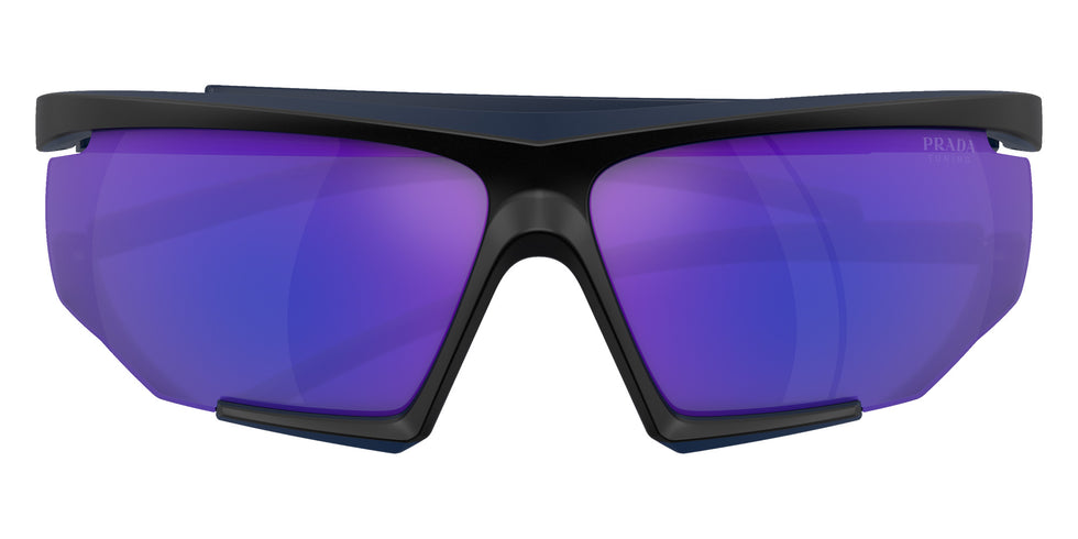 Prada Linea Rossa PS 07YS 13K05U 76 - Black/Red Rubber / Blue Mirrored #id:ps07ys13k05u_s:100120