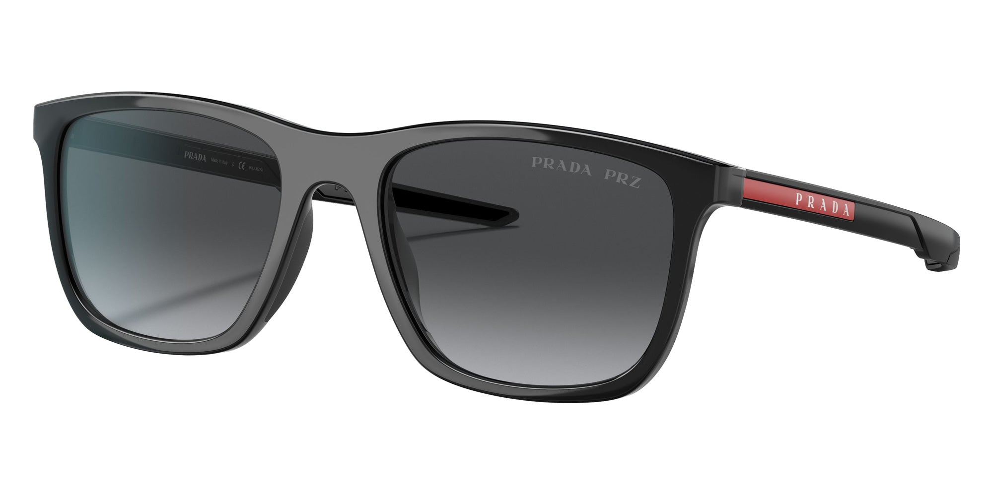 Prada Linea Rossa PS 10WS 1AB06G 54 - Black / Polarized Gray Gradient #id:ps10ws1ab06g_s:100105