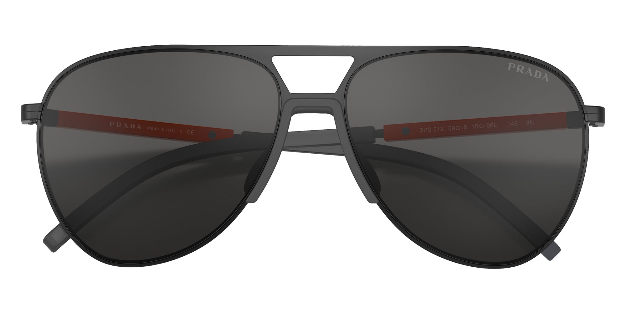 Prada Linea Rossa PS 51XS 1BO06L 59 - Matte Black #id:ps51xs1bo06l_s:100120