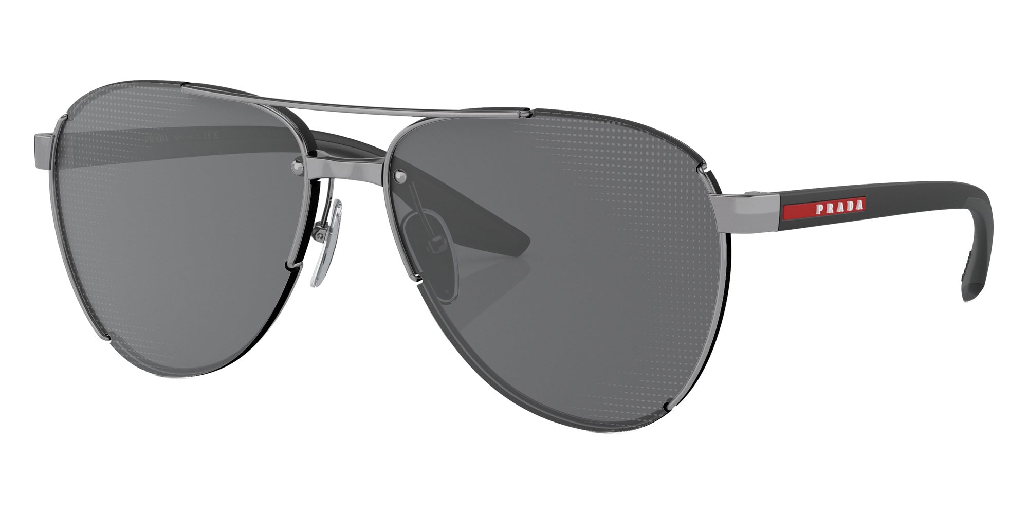 Prada Linea Rossa PS 51YS 5AV07U 61 - Matte Black / Gray Mirrored Black #id:ps51ys5av07u_s:100105