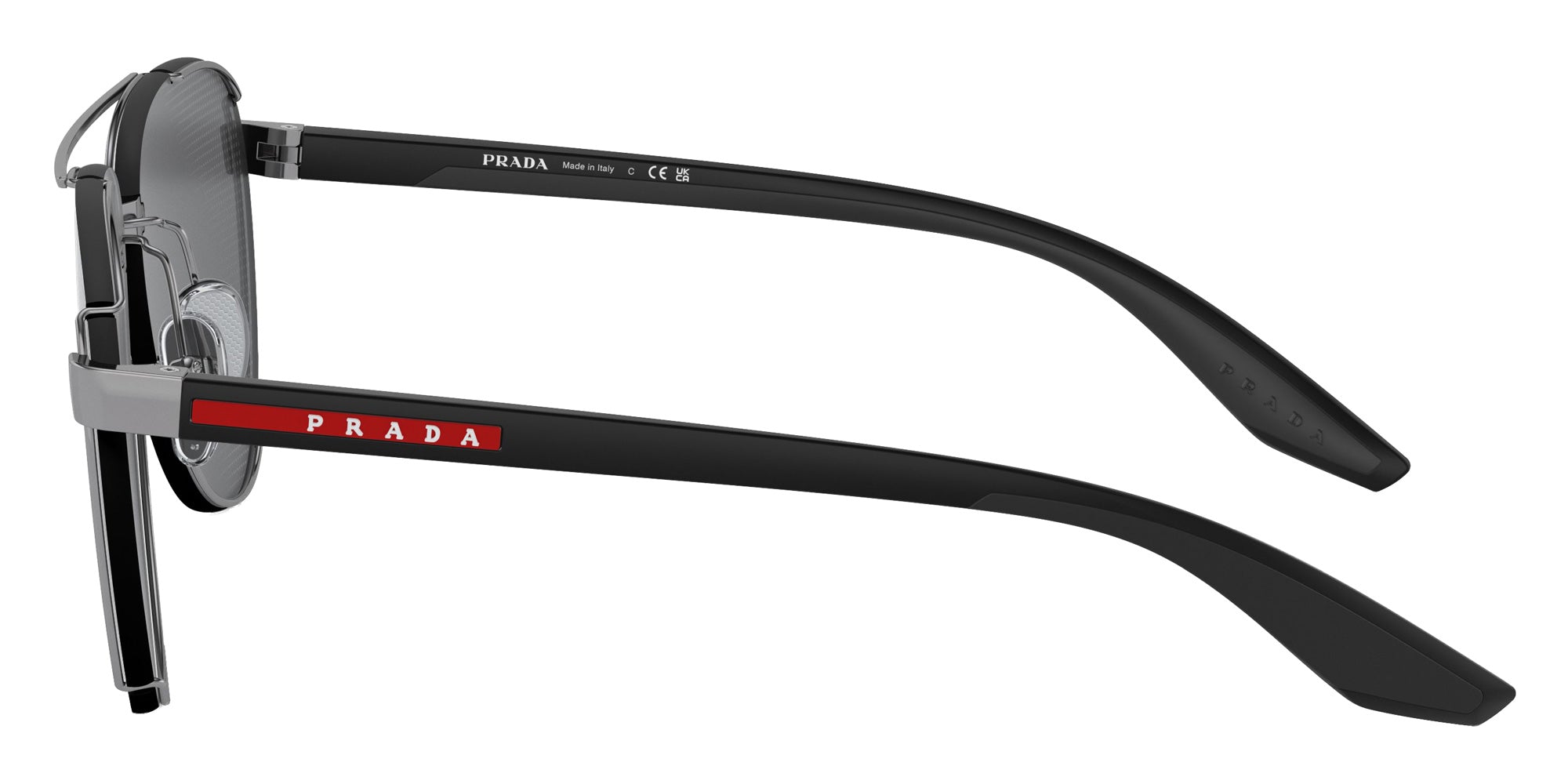 Prada Linea Rossa PS 51YS 5AV07U 61 - Matte Black / Gray Mirrored Black #id:ps51ys5av07u_s:100110