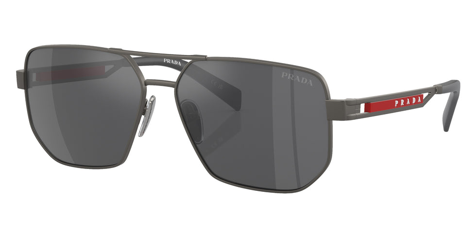 Prada Linea Rossa PS 51ZS 19K60A 59 - Matte Gunmetal / Gray Mirrored Silver #id:ps51zs19k60a_s:100105
