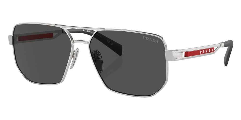 Prada Linea Rossa PS 51ZS 1BC06F 59 - Silver / Dark Gray #id:ps51zs1bc06f_s:100105