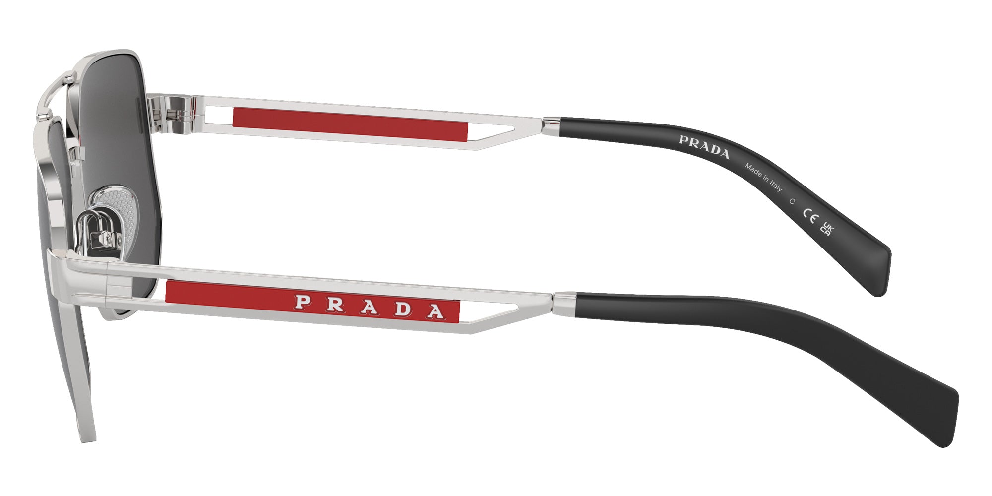 Prada Linea Rossa PS 51ZS 1BC06F 59 - Silver / Dark Gray #id:ps51zs1bc06f_s:100110