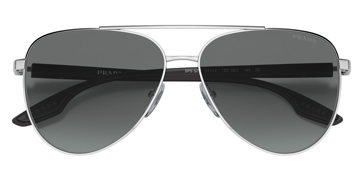 Prada Linea Rossa PS 52WS 1BC08O 61 - Silver / Gray Gradient #id:ps52ws1bc08o_s:100120