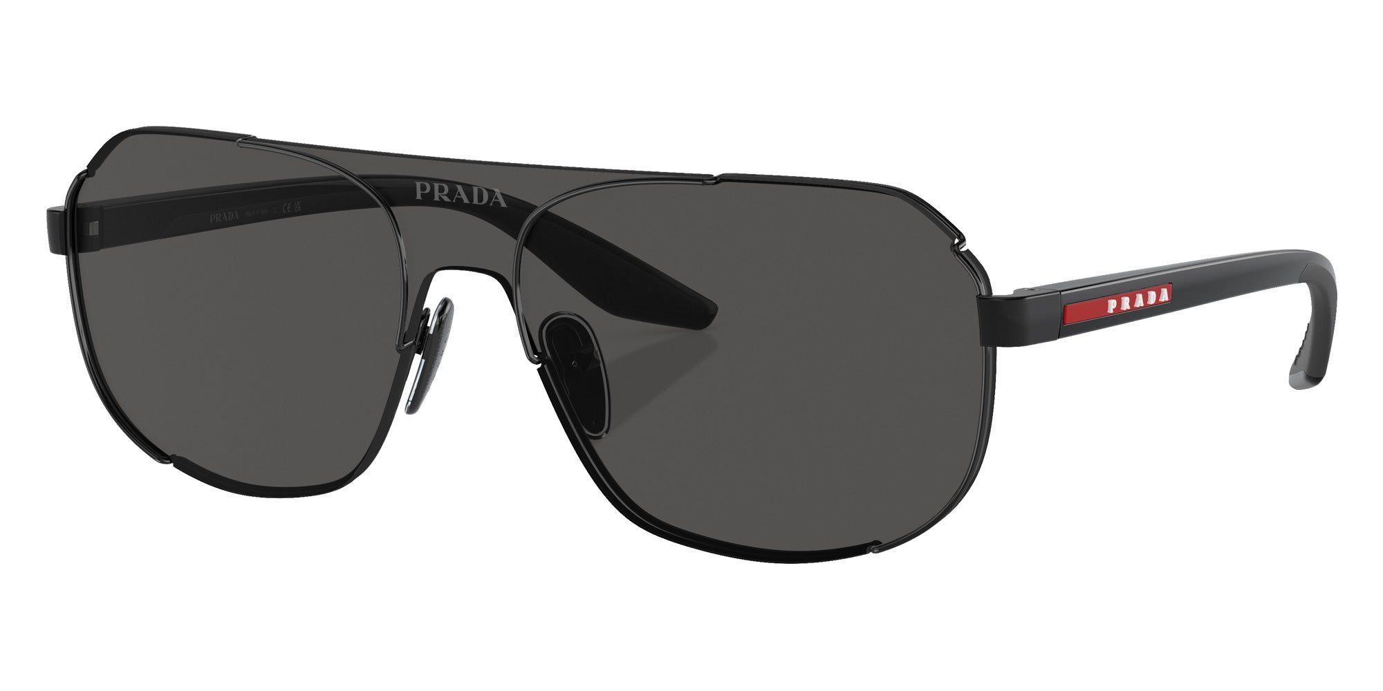 Prada Linea Rossa PS 53YS 1AB06F 140 - Black / Dark Gray #id:ps53ys1ab06f_s:100105