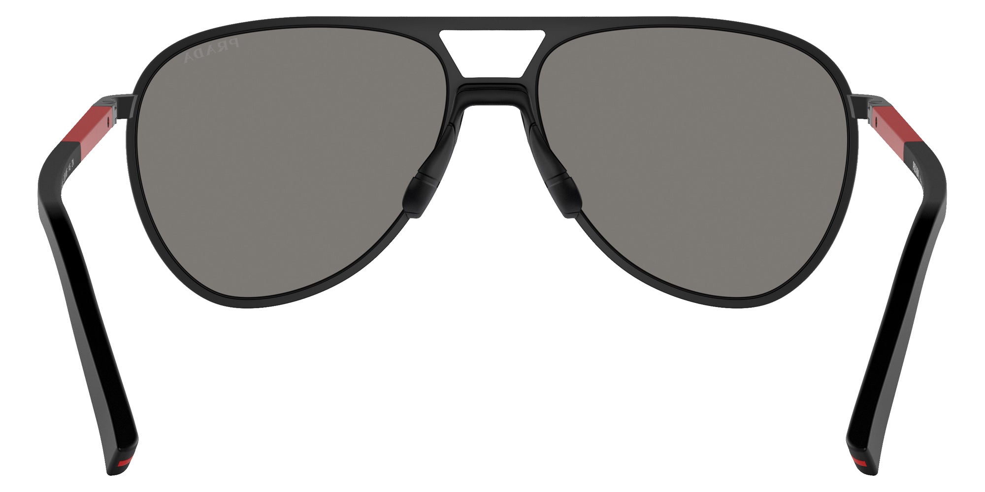 Prada Linea Rossa PS 53ZS DG008F 59 - Rubbered Black / Dark Gray Mirrored Blue/Red #id:ps53zsdg008f_s:100115