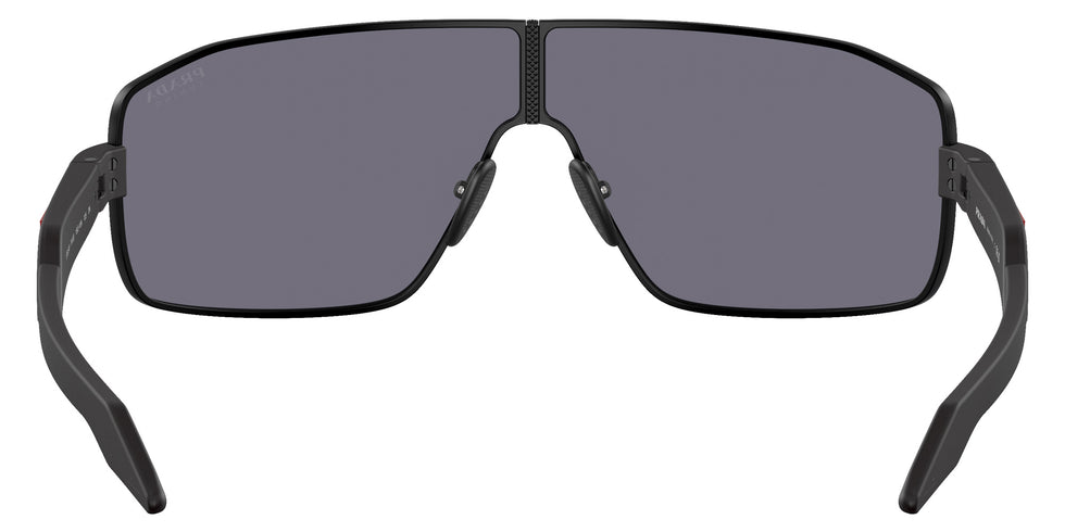 Prada Linea Rossa PS 54YS 1BO10A 74 - Black / Dark Gray Mirrored Blue/Red #id:ps54ys1bo10a_s:100115