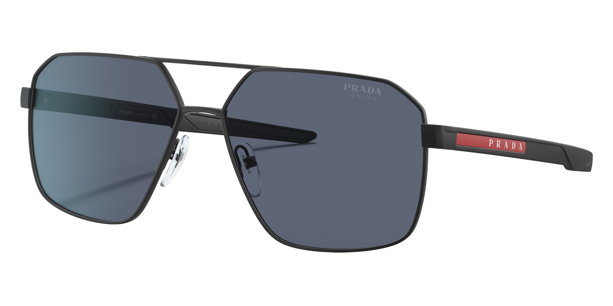 Prada Linea Rossa PS 55WS DG009R 60 - Black Rubber / Blue #id:ps55wsdg009r_s:100105