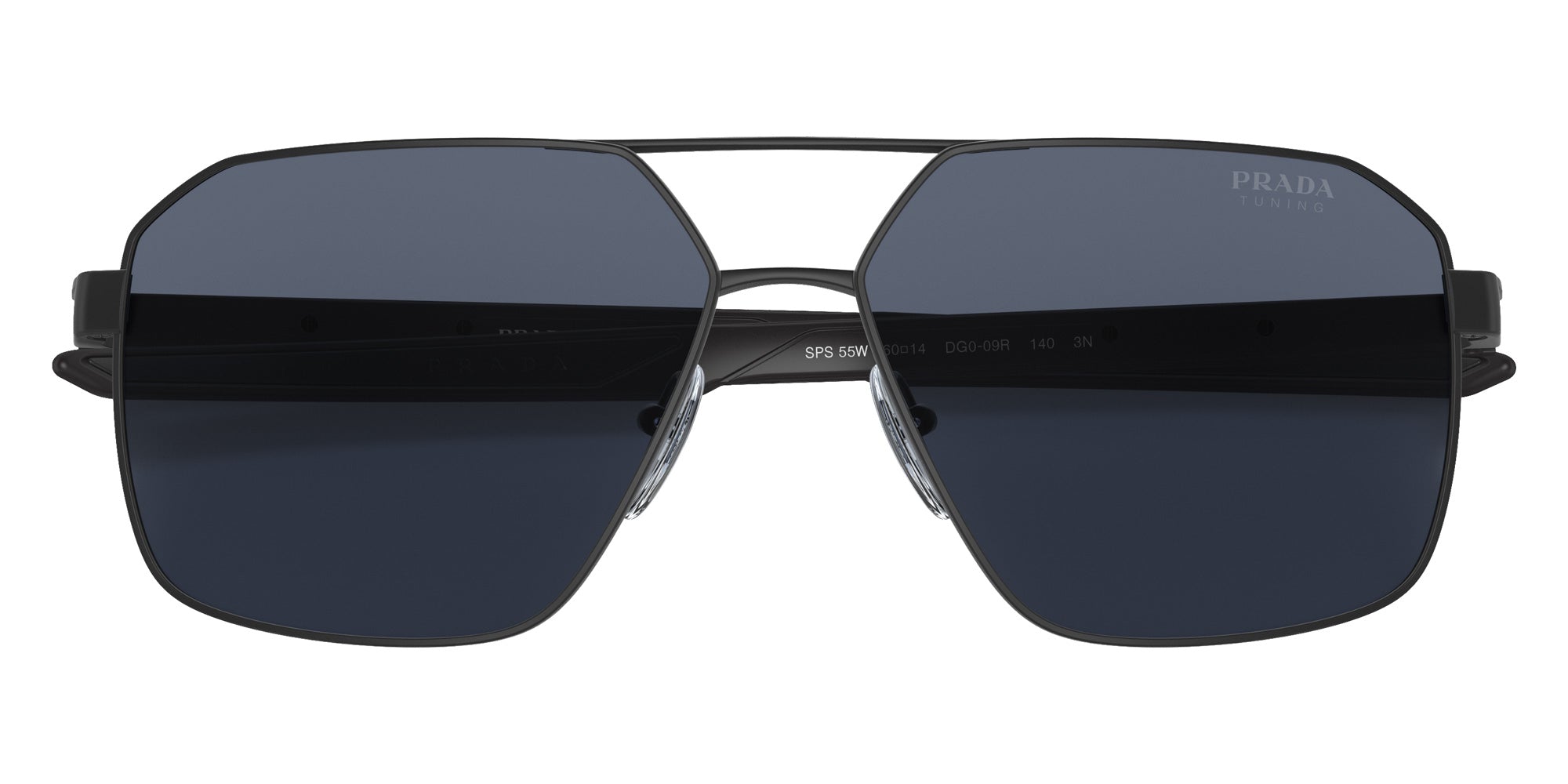 Prada Linea Rossa PS 55WS DG009R 60 - Black Rubber / Blue #id:ps55wsdg009r_s:100120