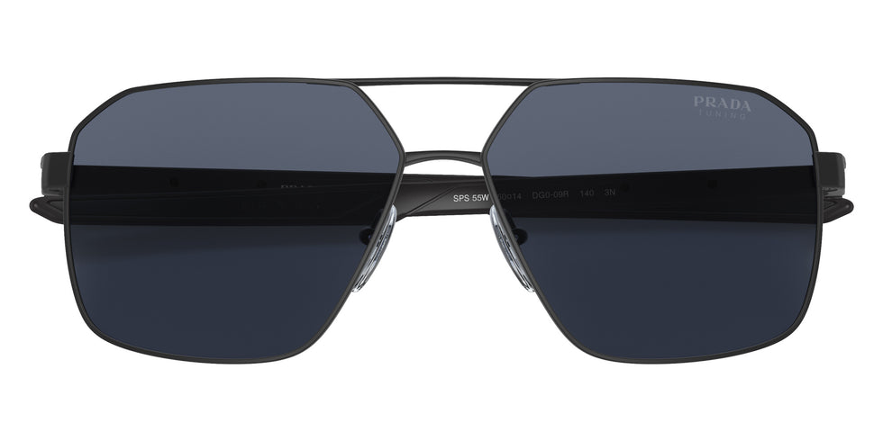 Prada Linea Rossa PS 55WS DG009R 60 - Black Rubber / Blue #id:ps55wsdg009r_s:100120