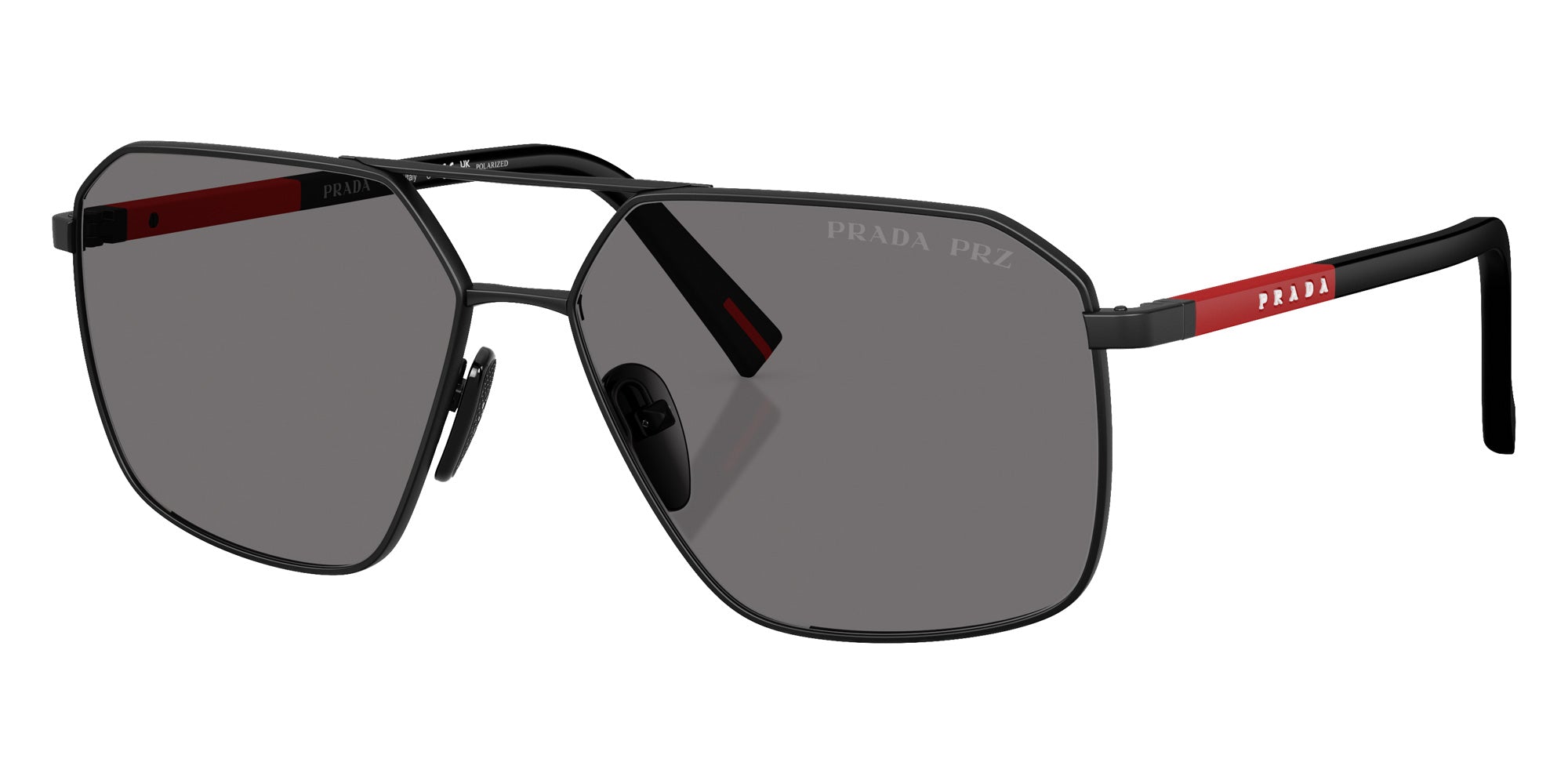 Prada Linea Rossa PS A50S 1BO02G 60 - Matte Black / Dark Gray Polarized #id:psa50s1bo02g_s:100105