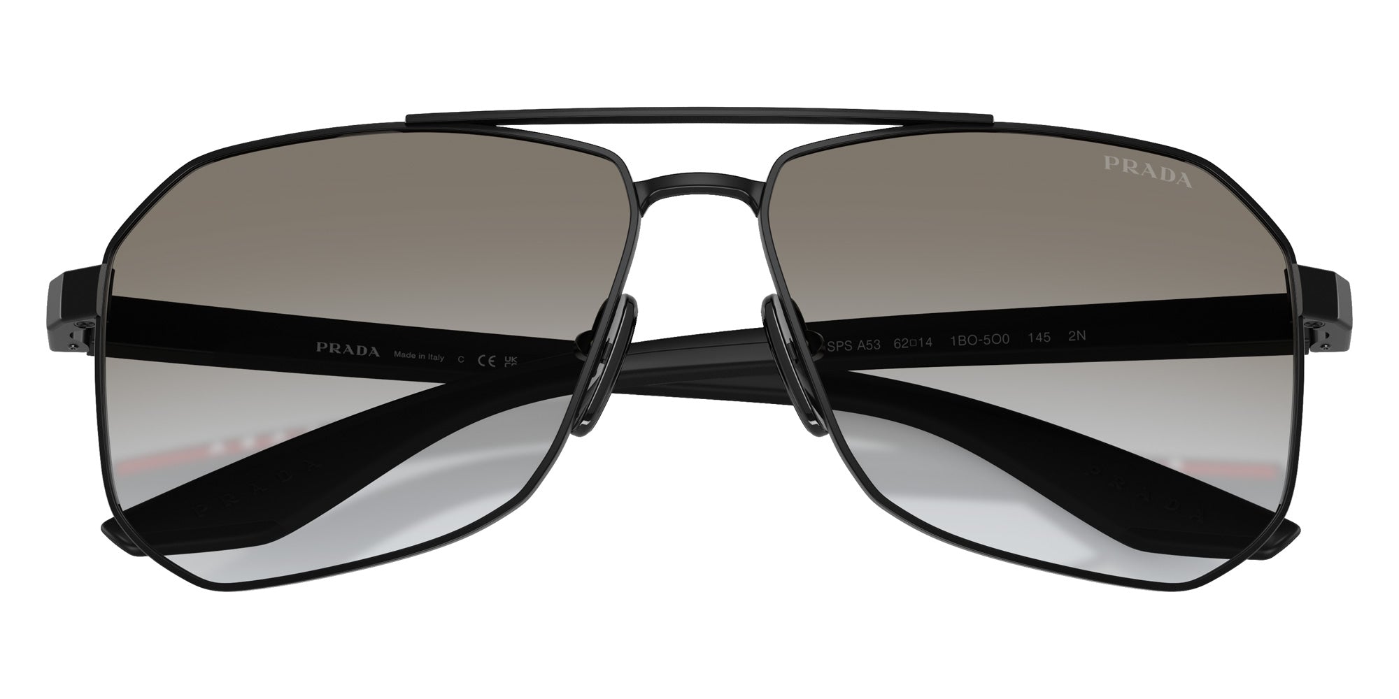 Prada Linea Rossa PS A53S 1BO5O0 62 - Matte Black / Gray Gradient #id:psa53s1bo5o0_s:100120