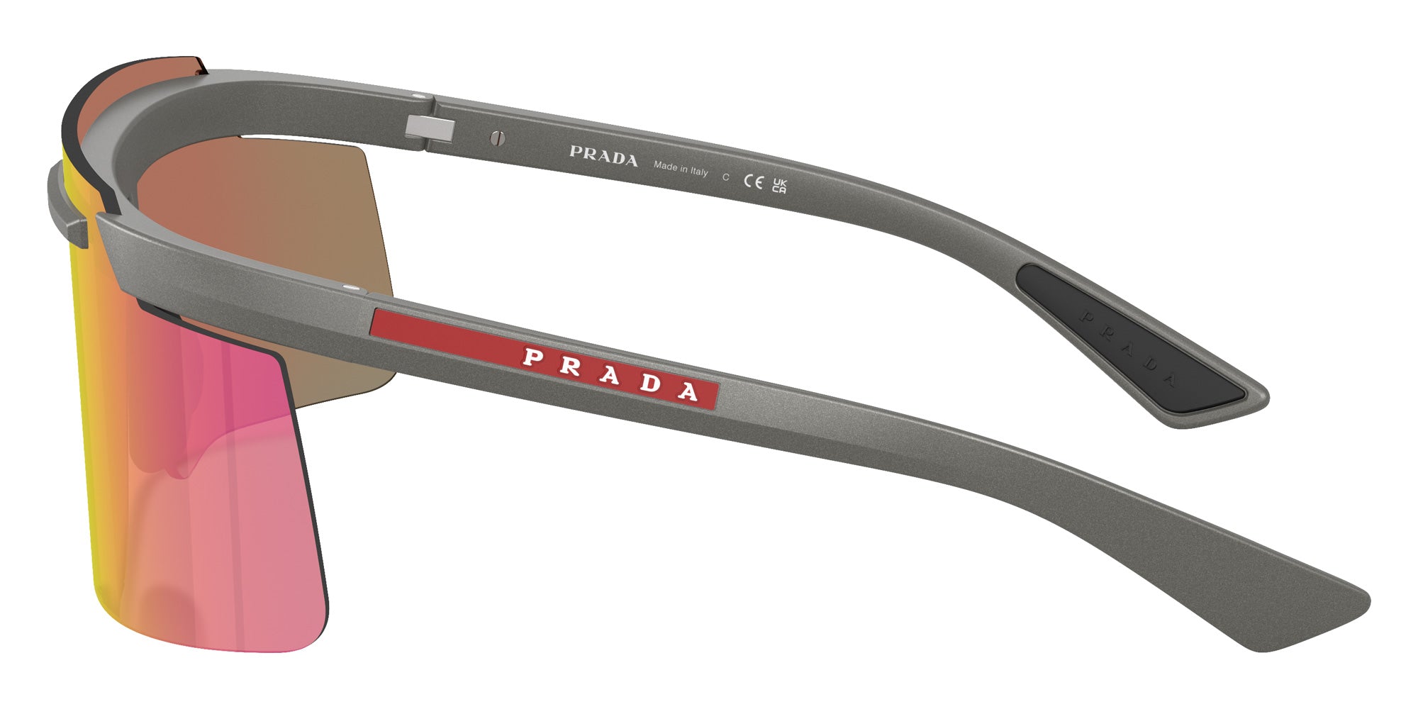 Prada Linea Rossa PS B06S 16X20A 140 - Metal Gray / Violet Mirrored Pink #id:psb06s16x20a_s:100110