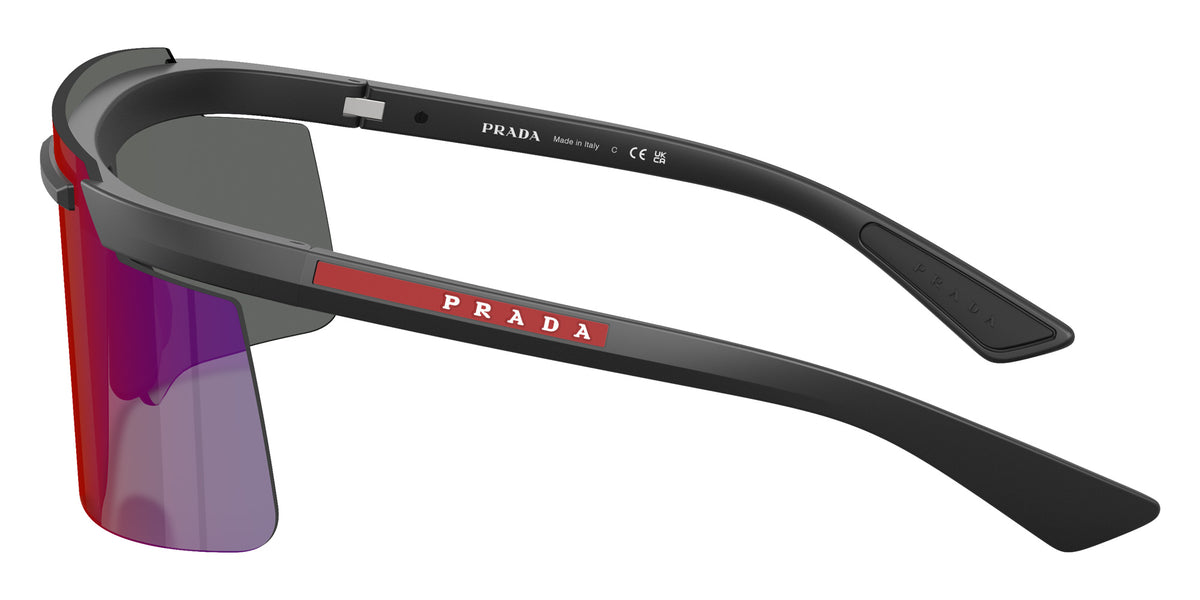 Prada Linea Rossa PS B06S 1BO08F 140 - Matte Black / Mirrored Blue/Red #id:psb06s1bo08f_s:100110