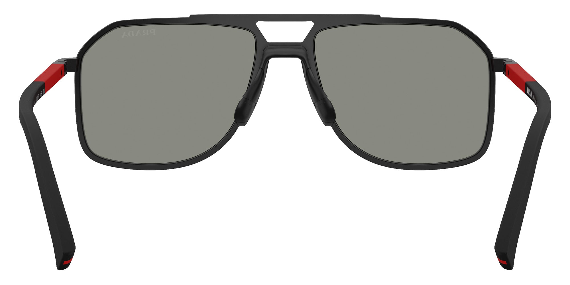 Prada Linea Rossa PS B51S 1BO08F 56 - Matte Black / Dark Gray Mirrored Blue/Red #id:psb51s1bo08f_s:100115