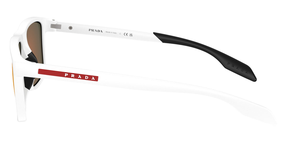 Prada Linea Rossa PS C01S 28U91D 55 - Matte White / Brown Mirrored Orange #id:psc01s28u91d_s:106110