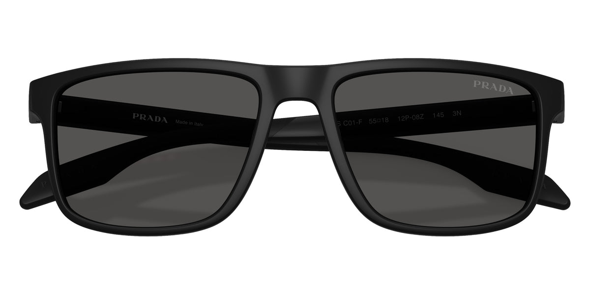 Prada Linea Rossa PS C01SF 12P08Z 55 - Matte Black / Dark Gray #id:psc01sf12p08z_s:100120